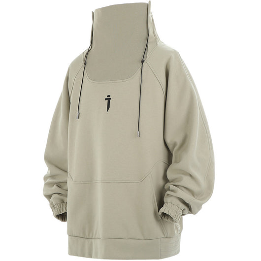 Suéter Cuello Alto Funcional Hip Hop para Hombre - Otoño e Invierno - Image 5