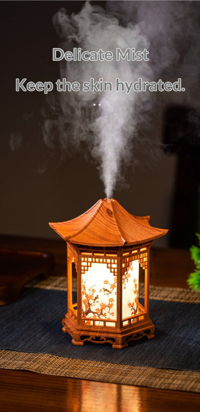 Humidificador Mini Estilo Asiático con Salida de Niebla Ultrasónica para Dormitorio - Image 18