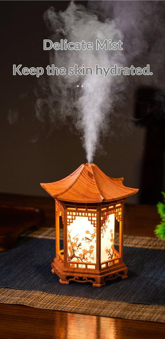 Humidificador Mini Estilo Asiático con Salida de Niebla Ultrasónica para Dormitorio - Image 18