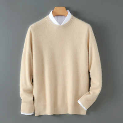 Suéter Holgado para Hombre Cuello Redondo Tejido Base Oversized - Image 30