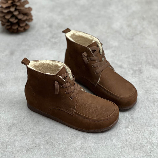 Botas Artesanales de Cuero Gamuza con Suela Flexible y Cierre Elástico - Image 14