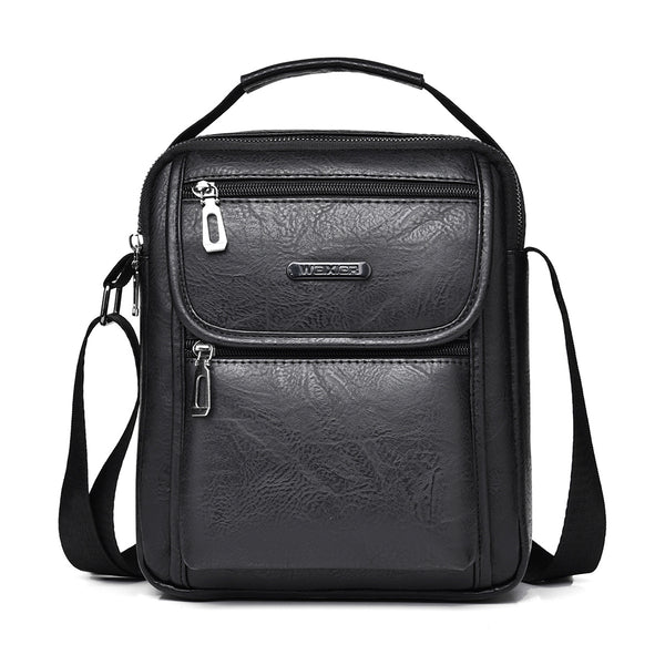Bolsa Mensajero Vintage Portátil para Hombre - Image 3