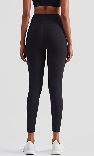 Pantalones Yoga Cintura Alta Ajustados con Grosor Premium