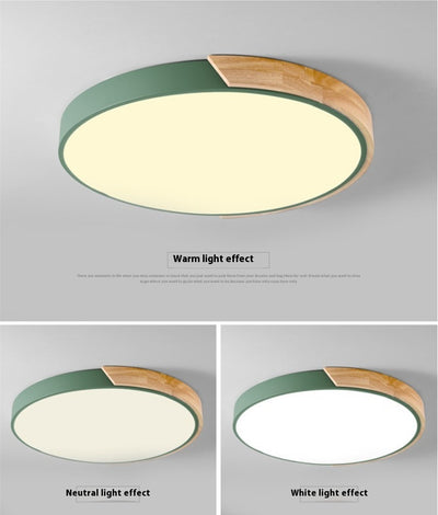 Lámpara de Techo Minimalista con Luz Creativa LED - Image 11