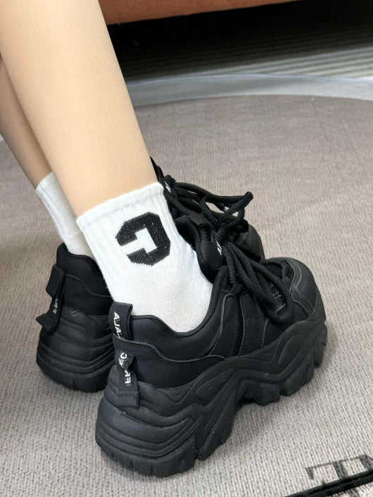 Zapatillas Dad Shoes Mujer con Elevación de 8cm - Transpirables y Cómodas - Image 10