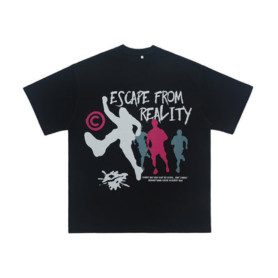 Camiseta Estampada de Algodón Doble Hilo - Diseño Trendy de Manga Corta - Image 7