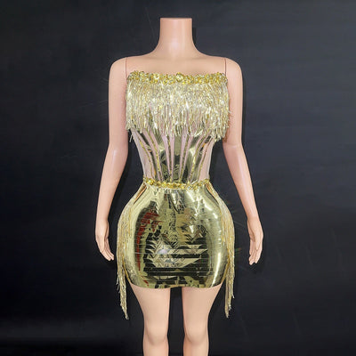 Top Tubo con Borlas y Falda Corta para Mujer - Image 20