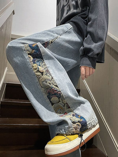 Jeans Holgados de Moda Urbana para Hombre - Diseño Parejas Casual Otoño - Image 5