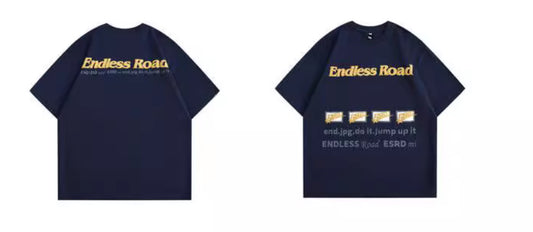 Camiseta de Algodón Estampada Estilo Americano para Mujer - Image 2