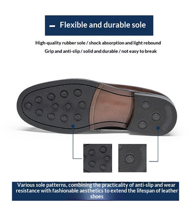 Mocasines de Cuero Genuino para Hombre - Elegancia Formal y Casual - Image 10