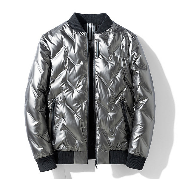 Chaqueta Acolchada de Plumón para Hombre | Estilo Moderno