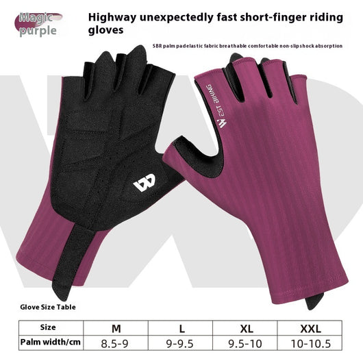Guantes de Ciclismo sin Dedos con Absorción de Impactos y Transpirabilidad - Image 8