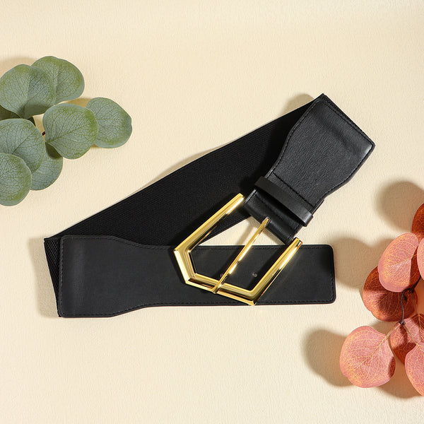 Cinturón Elástico Metálico Negro Ajustable - Accesorios de Moda para Abrigos y Faldas - Image 21