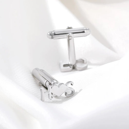 Botones de Camisa para Hombre con Iniciales en Acero Inoxidable - Image 9