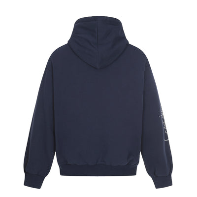 Sudadera con Capucha Retro Estilo Europeo Americano con Tachuelas Cruzadas para Hombre - Image 11