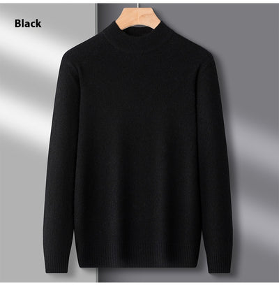 Suéter Cuello Alto Casual para Hombre - Diseño Minimalista Versátil - Image 35