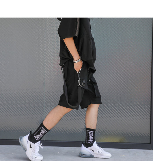 Pantalones Overol Hip Hop Holgados para Hombre - Image 12