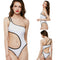 Traje de Baño Enterizo con Espalda Abierta y Detalle de Cintura