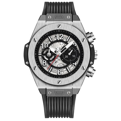 Reloj Mecánico Automático con Diseño Hueco de Silicona - Image 9