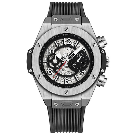 Reloj Mecánico Automático con Diseño Hueco de Silicona - Image 9