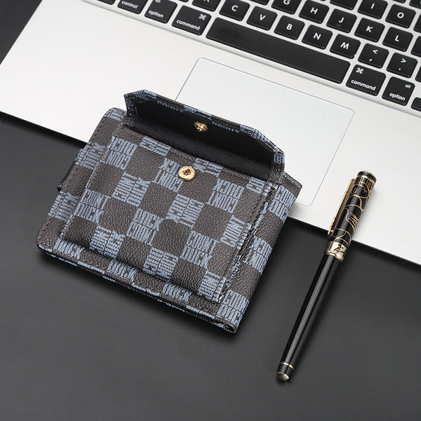 Billetera Corta Versátil para Hombre - Diseño Moderno Multifuncional