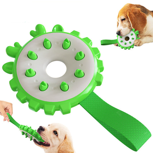 Anillo Mordedor de Entrenamiento con Molares y Cepillo Dental para Perros - Image 2