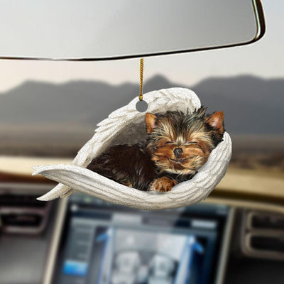 Adorno Colgante Perro Durmiente Ángel - Decoración Acrílica para Auto y Hogar - Image 32