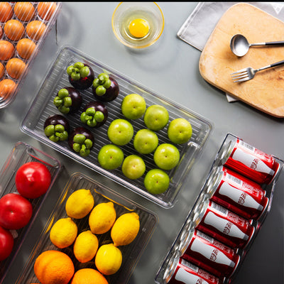 Caja Organizadora Refrigerador Transparente con Cajón - Conservación de Alimentos - Image 42
