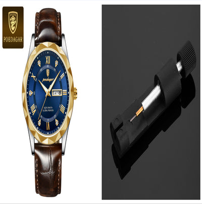 Reloj de Pulsera de Cuarzo Luxury para Hombre con Correa de Cuero - Image 49