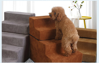 Escaleras para Mascotas - Rampa de 3 Escalones con Cama Integrada para Perros y Gatos - Image 9