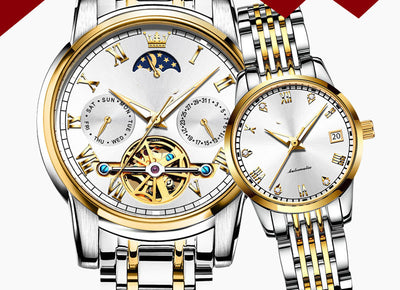 Pareja de Relojes Mecánicos Automáticos Sincronizados - Image 20