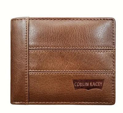 Cartera Corta de Cuero Genuino para Hombre - Image 13