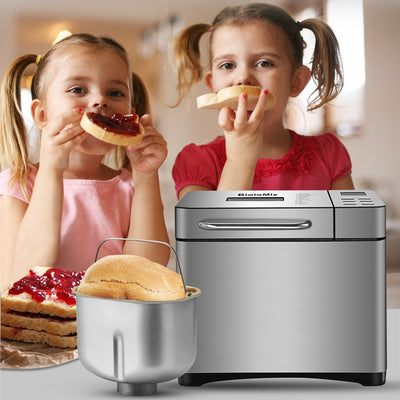 Máquina Panificadora Automática Biolomix Acero Inoxidable 1kg 19 Programas