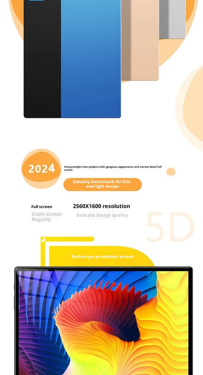 Tablet 5G Dual SIM para Oficina, Juegos y Aprendizaje - Image 11