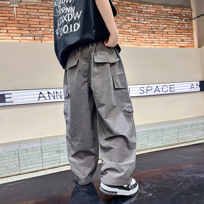 Pantalones Holgados de Primavera para Niños - Diseño Elegante y Cómodo - Image 3
