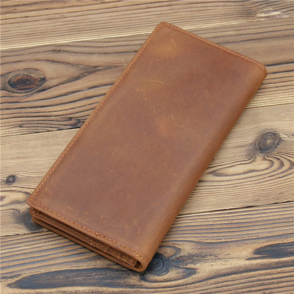Cartera Retro de Cuero Vacuno Premium