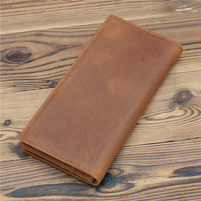 Cartera Retro de Cuero Vacuno Premium