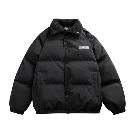 Abrigo Acolchado de Algodón con Solapa Americana para Hombre - Estilo Premium - Image 3