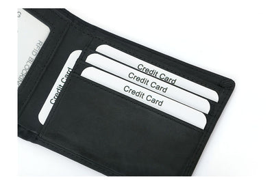 Billetera Bifold de Cuero Retro para Hombre con Protección RFID - Image 15