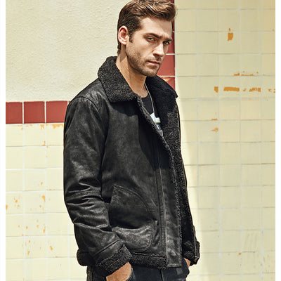 Chaqueta de Cuero Vintage Estilo Casual Americano - Image 20