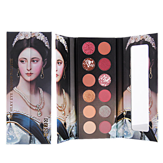 Sombra de Ojos Nacarada Tierra Impermeable 3D - Maquillaje Profesional - Image 4