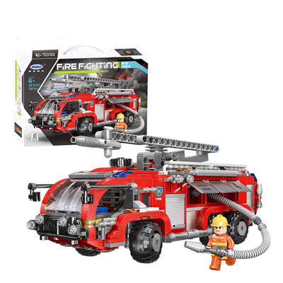 Juego de Bloques de Construcción Camión de Bomberos - Image 12