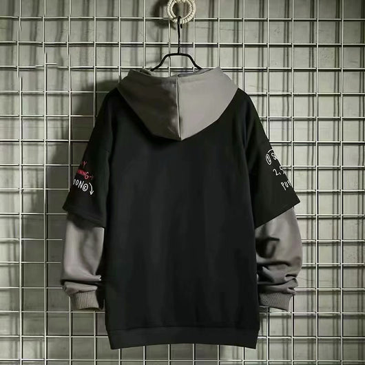 Suéter Fleece Hombre Estilo Dos Piezas Oversize - Image 7