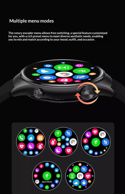 Reloj Inteligente con Llamadas Bluetooth, Monitoreo de Salud y Contador de Pasos - Image 18