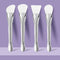 Brochas de Maquillaje Profesionales Varilla Plateada Cabezal Ultrafino