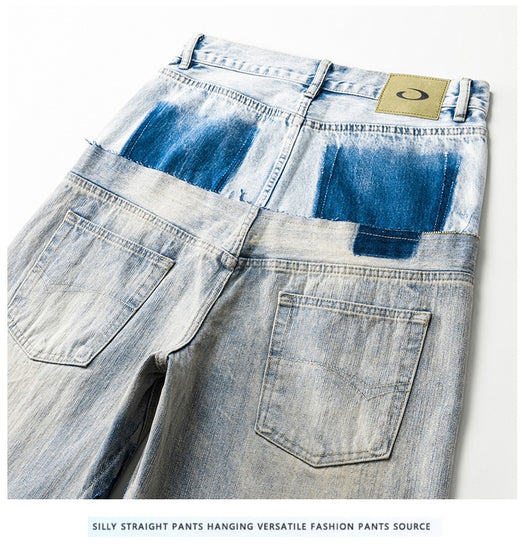 Pantalones Denim Rectos Oversize para Hombre - Image 7