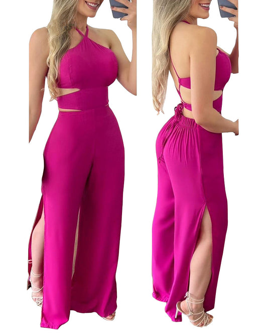 Pantalón de Talle Alto con Envolvente y Cierre en Pecho - Image 7