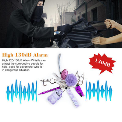 Llavero de Defensa Personal para Mujeres con Silbato y Desinfectante - Image 2
