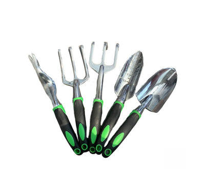 Set de 9 Herramientas de Jardín en Aluminio con Mangos Ergonómicos Bicolor - Image 27