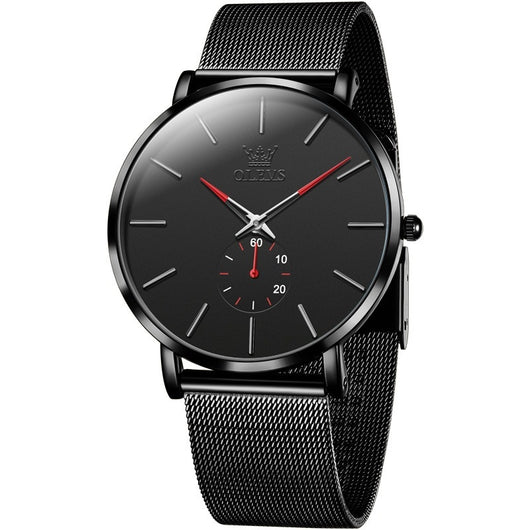 Reloj de Cuarzo Elegante con Hebilla Siamesa - Diseño Minimalista - Image 3